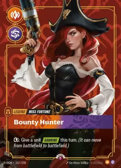 Miss Fortune Bounty Hunter - OGN-267-p - Promotional Cards - Riftbound card